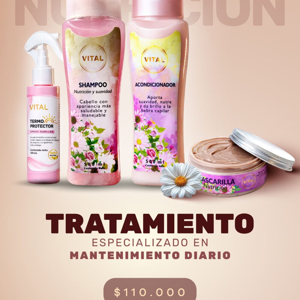 Vital Formats -11 Kit Nutrición – Mantenimiento Diario & Protección