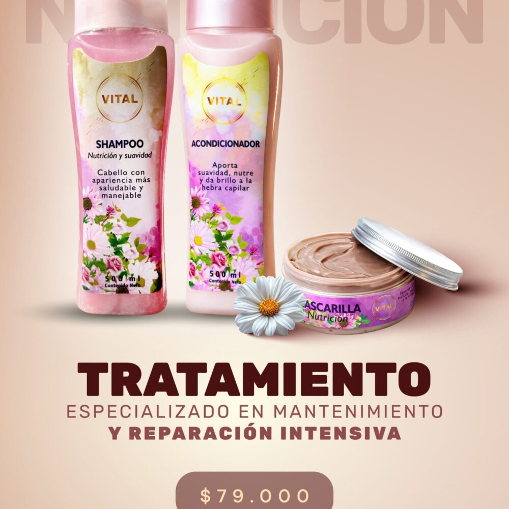Vital Formats -12 Kit Nutrición – Mantenimiento Diario y reparación intensiva