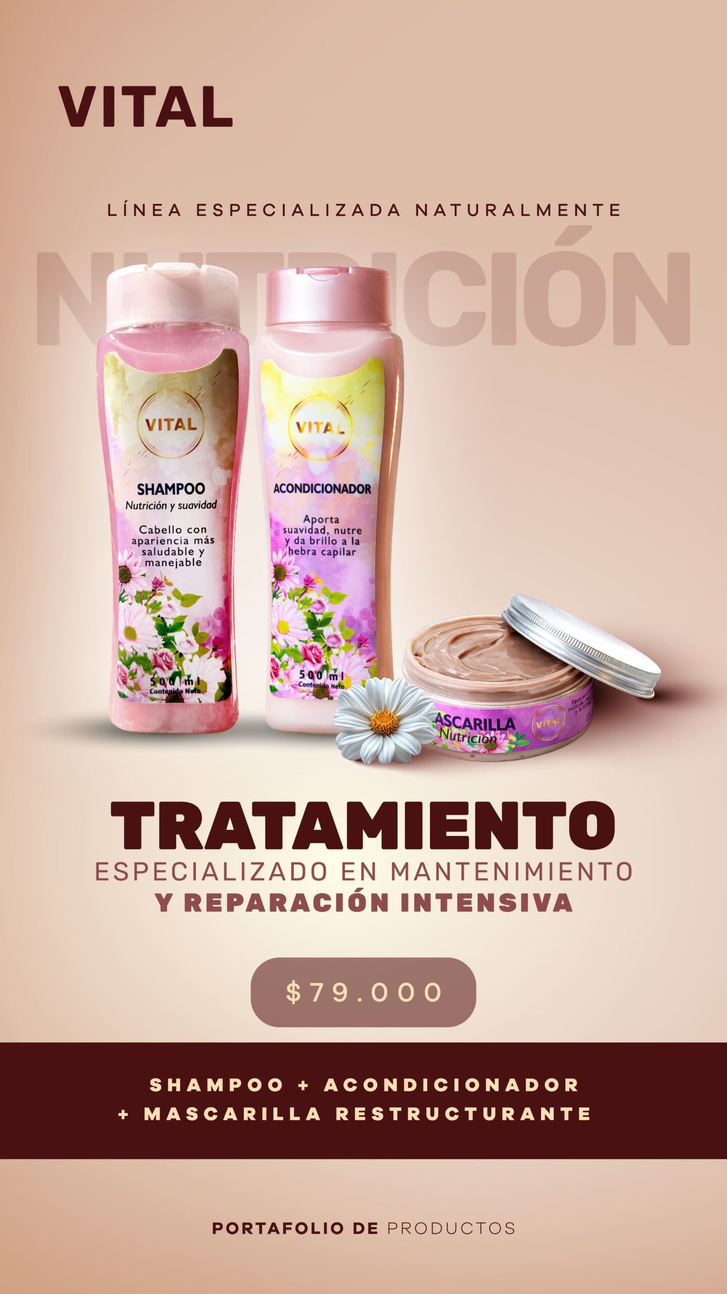 Vital Formats -12 Kit Nutrición – Mantenimiento Diario y reparación intensiva
